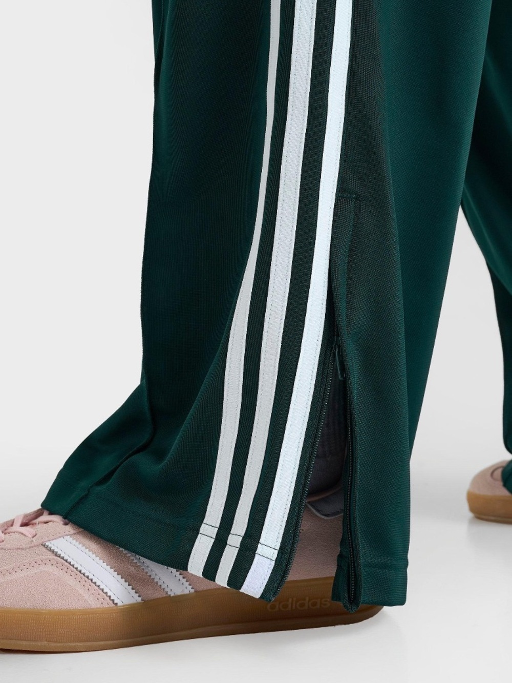 ADIDAS WOMENS 3 STRIP FIREBIRD TRACK PANTS SZ XS NWT AURA GREEN HTF COLOR - Picture 7 of 12